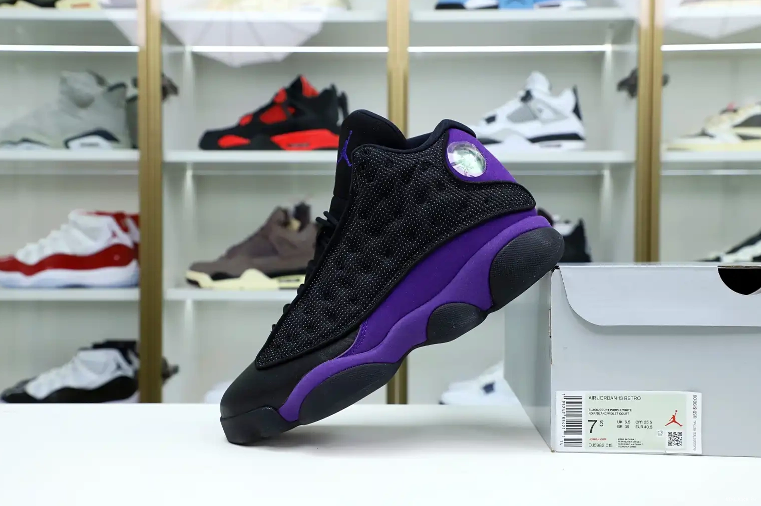 'COURT PURPLE' JORDAN AIR JORDAN RETRO 13 Kimikick AIR 0825